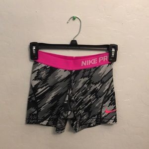 Girls Nike Pro Shorts